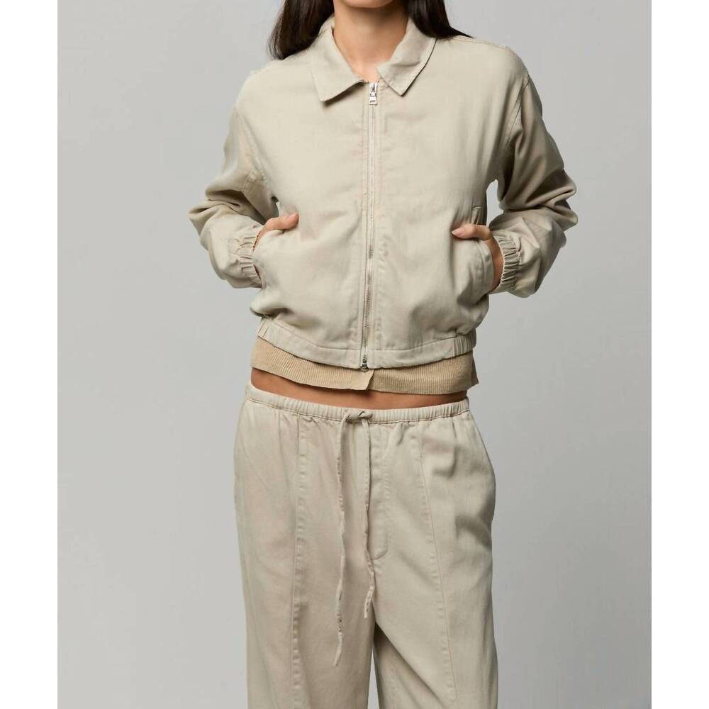 NEW ASHER zoi bomber jacket in putty